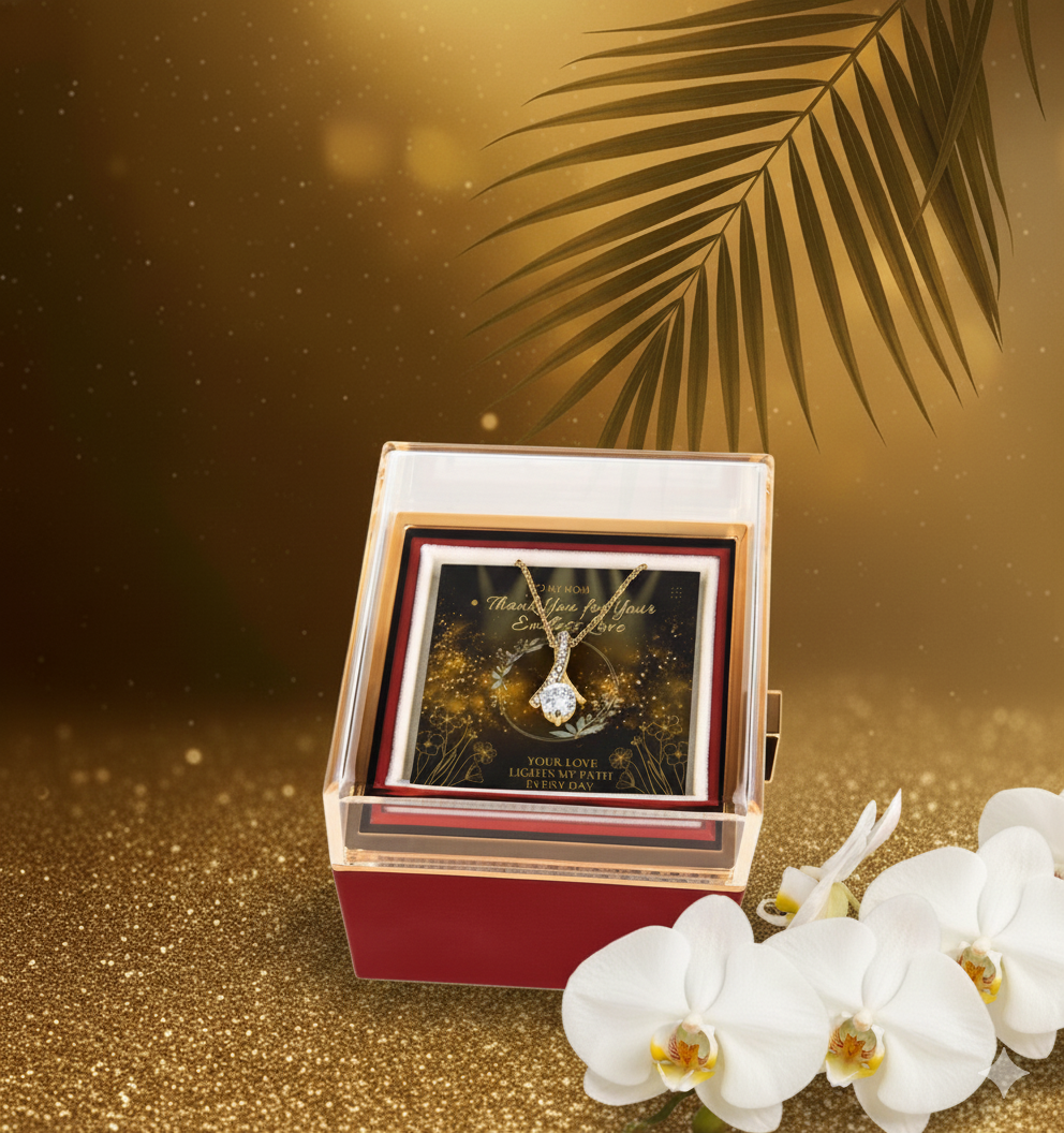 Moonlight Knot Necklace – Gift for Mom