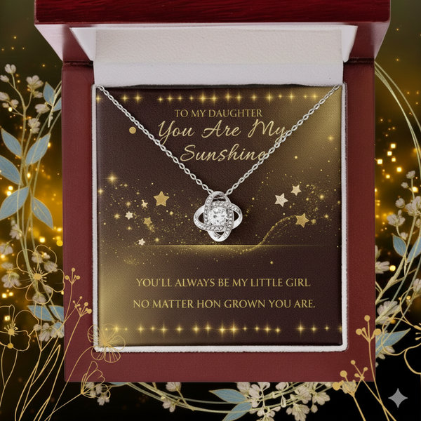 Moonlight Knot Necklace - For Daughter