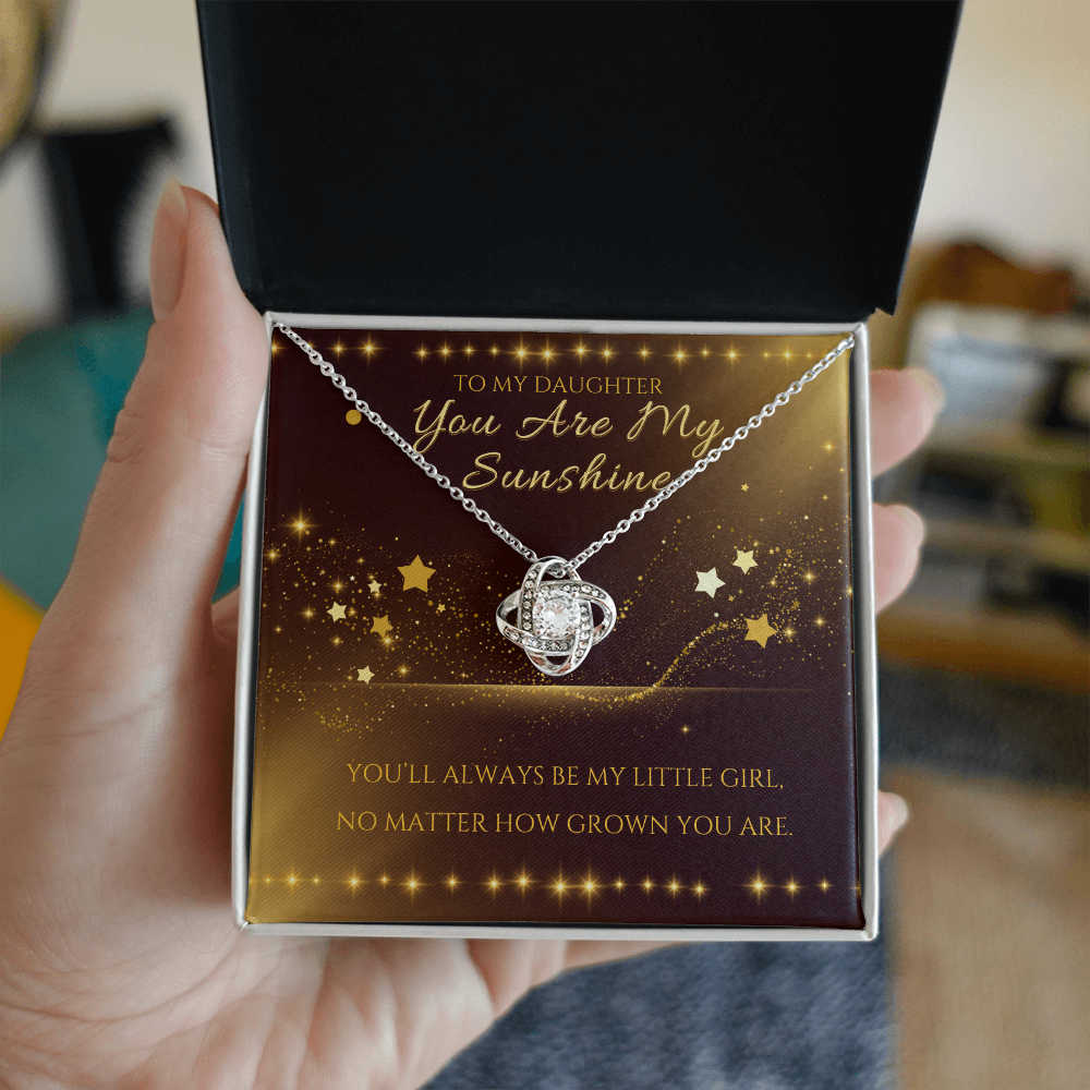 Moonlight Knot Necklace - For Daughter