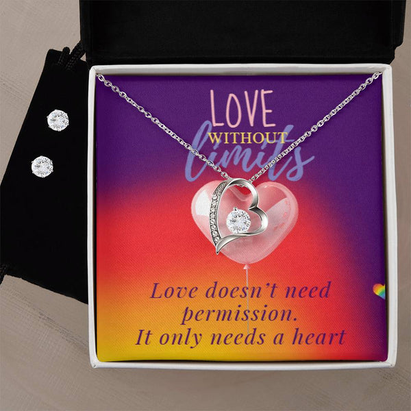 Forever Love Necklace & Earring Set - Made for Every Love