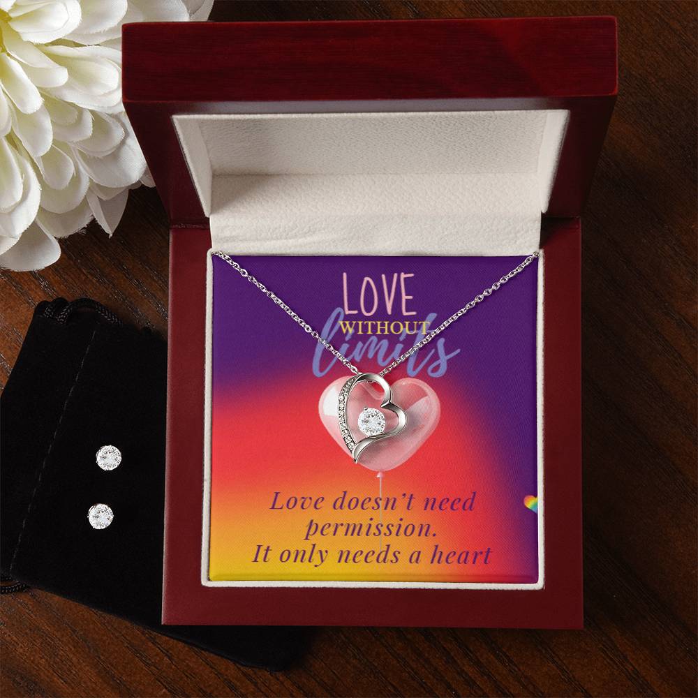 Forever Love Necklace & Earring Set - Made for Every Love