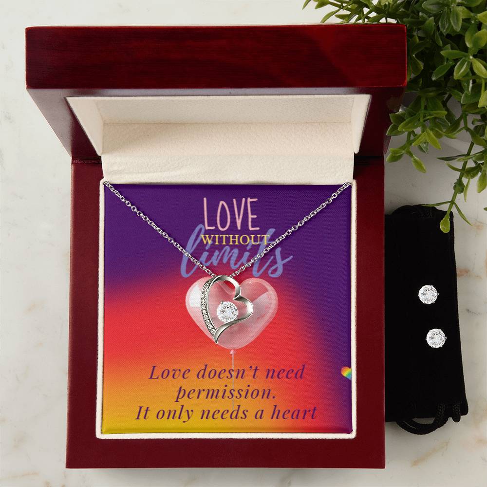 Forever Love Necklace & Earring Set - Made for Every Love