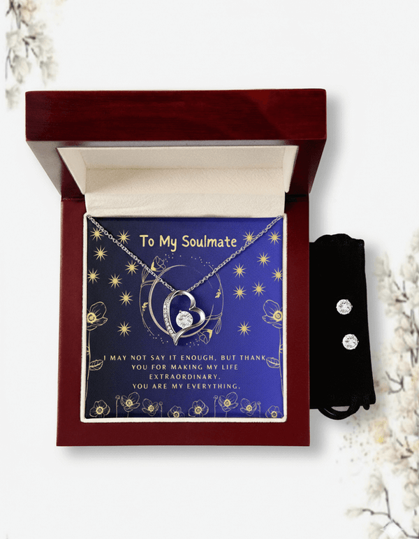 Forever Love Necklace & Earring Set