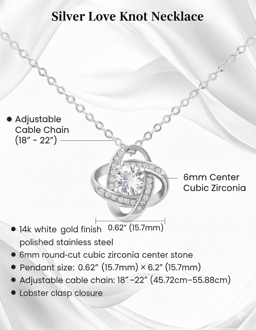 Forever Yours Love Knot for Girlfriend